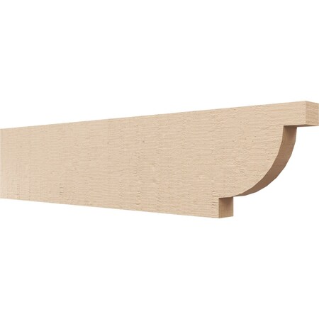 Ekena Millwork 2in. W x 8in. H x 36in. L Alpine Woodgrain TimberThane Rafter Tail, Primed Tan RFTUR02X08X36ALPRCPR